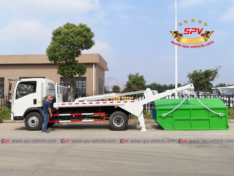 Swing Arm Garbage Truck Sinotruk HOWO - Testing 01